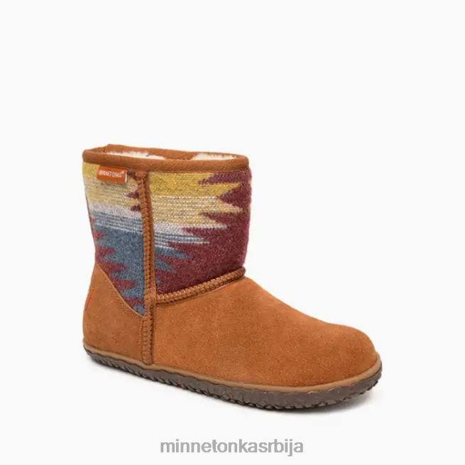 Minnetonka Жене браон мулти тали обућа T0JBP47