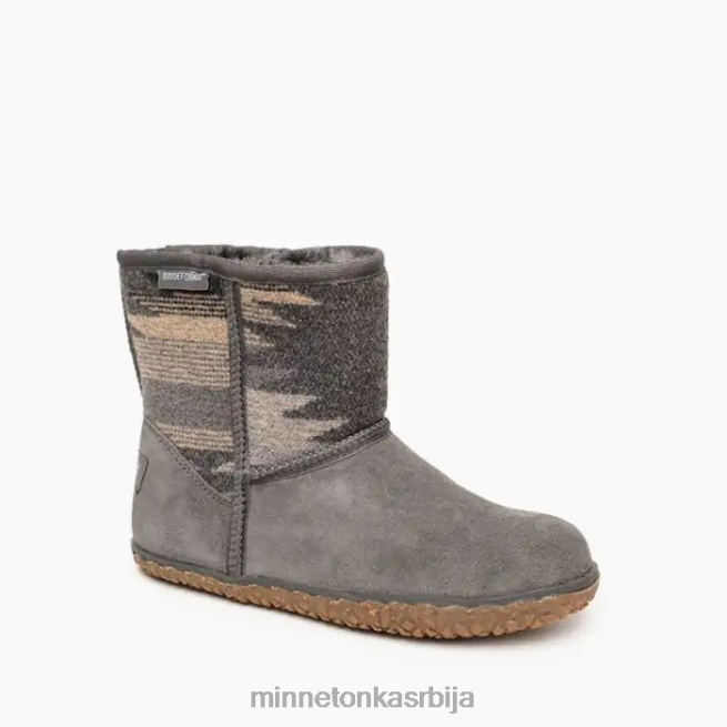 Minnetonka Жене сива мулти тали обућа T0JBP48