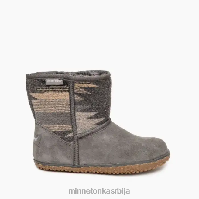 Minnetonka Жене сива мулти тали обућа T0JBP48