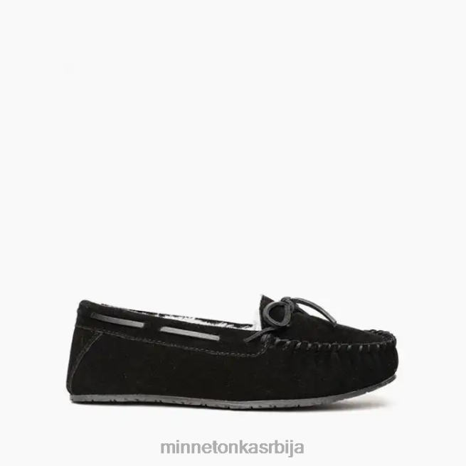 Minnetonka Жене црн цомфи моц обућа T0JBP263